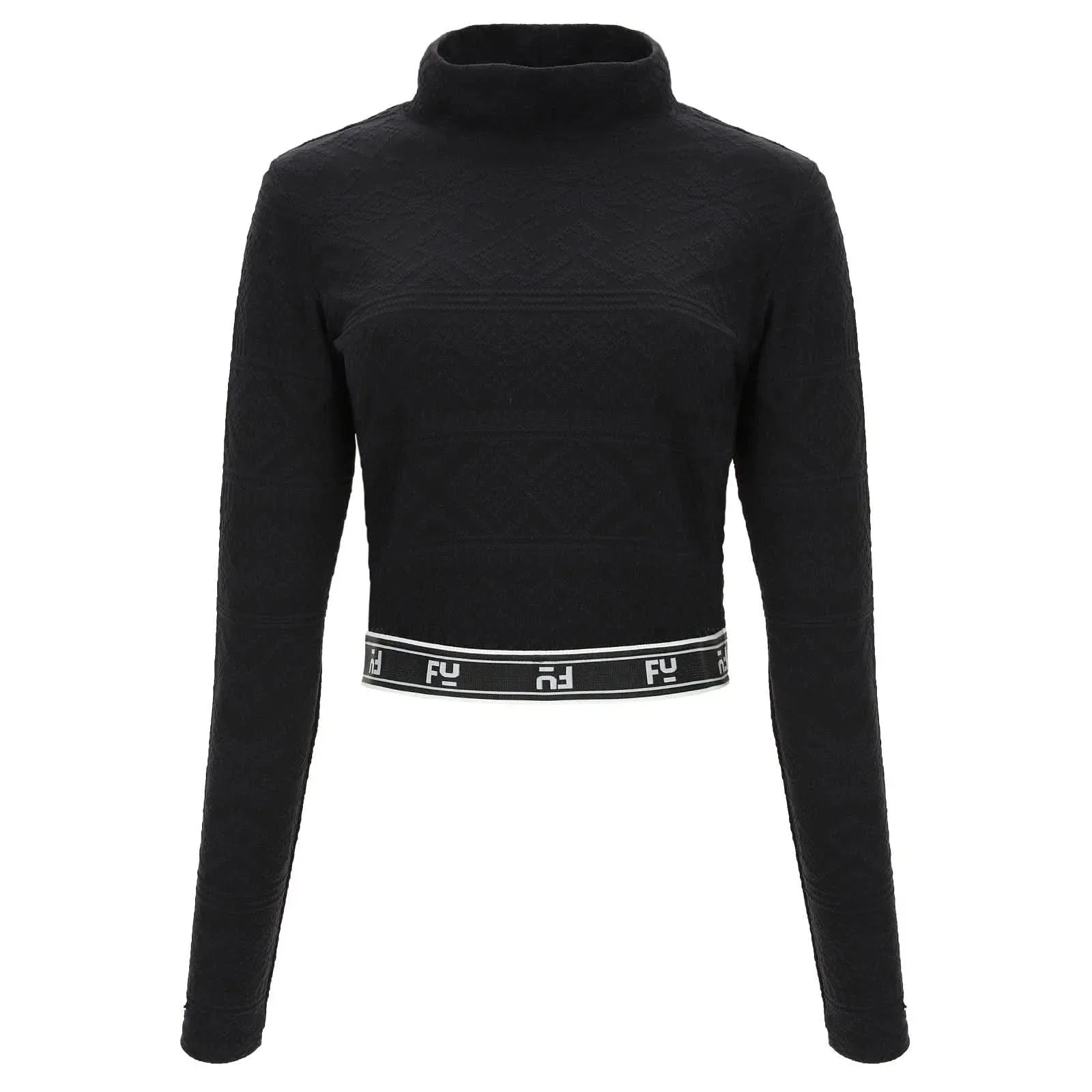 Norwegian Print Crop - Black - Image 4