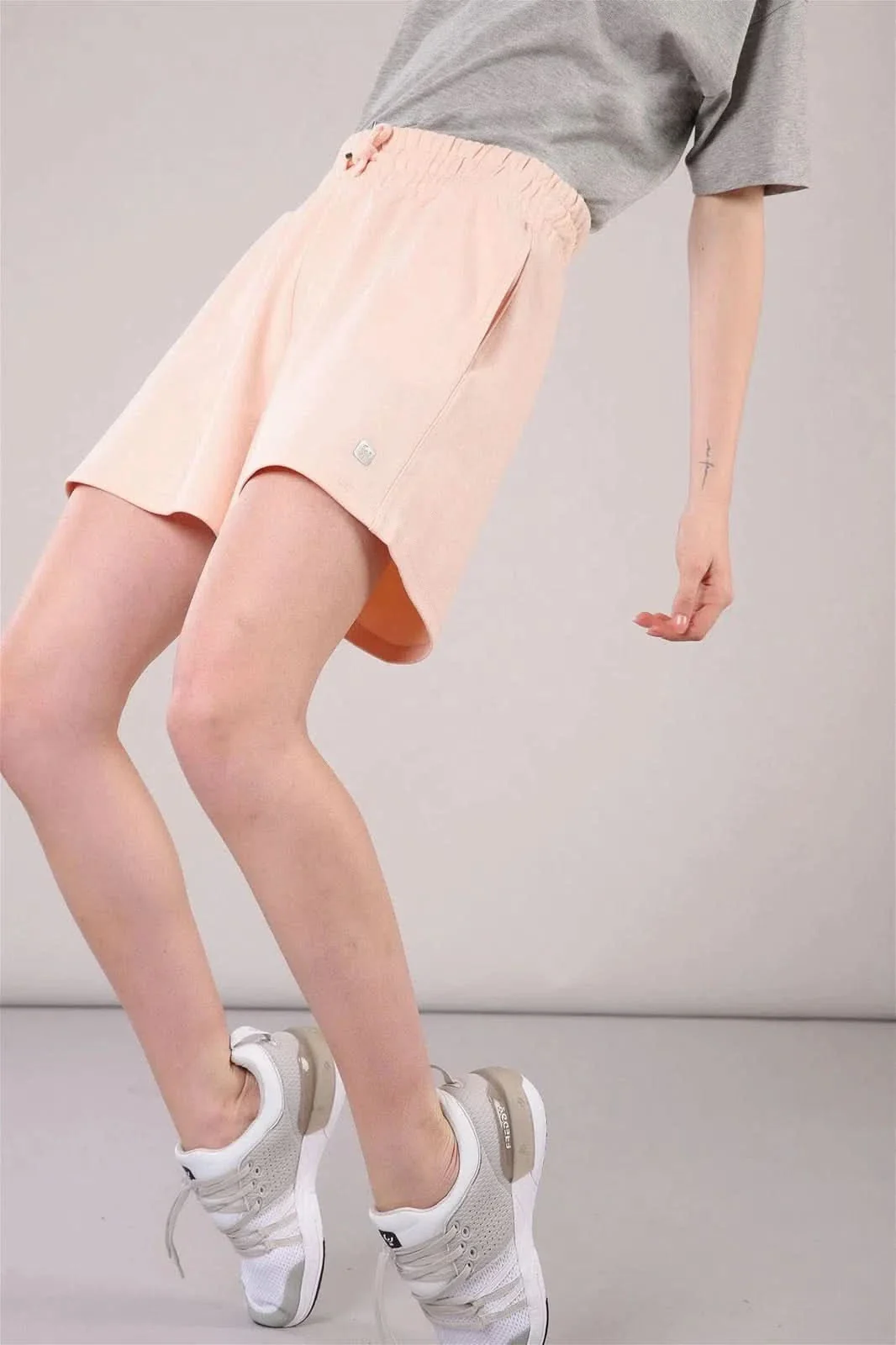 Bermuda shorts - Beige - Image 3