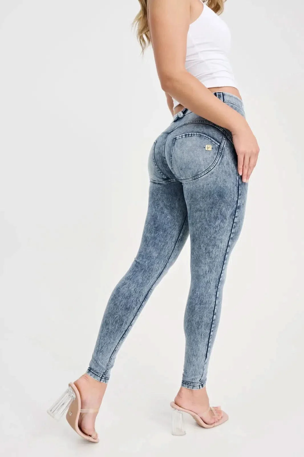 WRUP Denim - Mid Rise - Full Length - Stonewash - Image 9