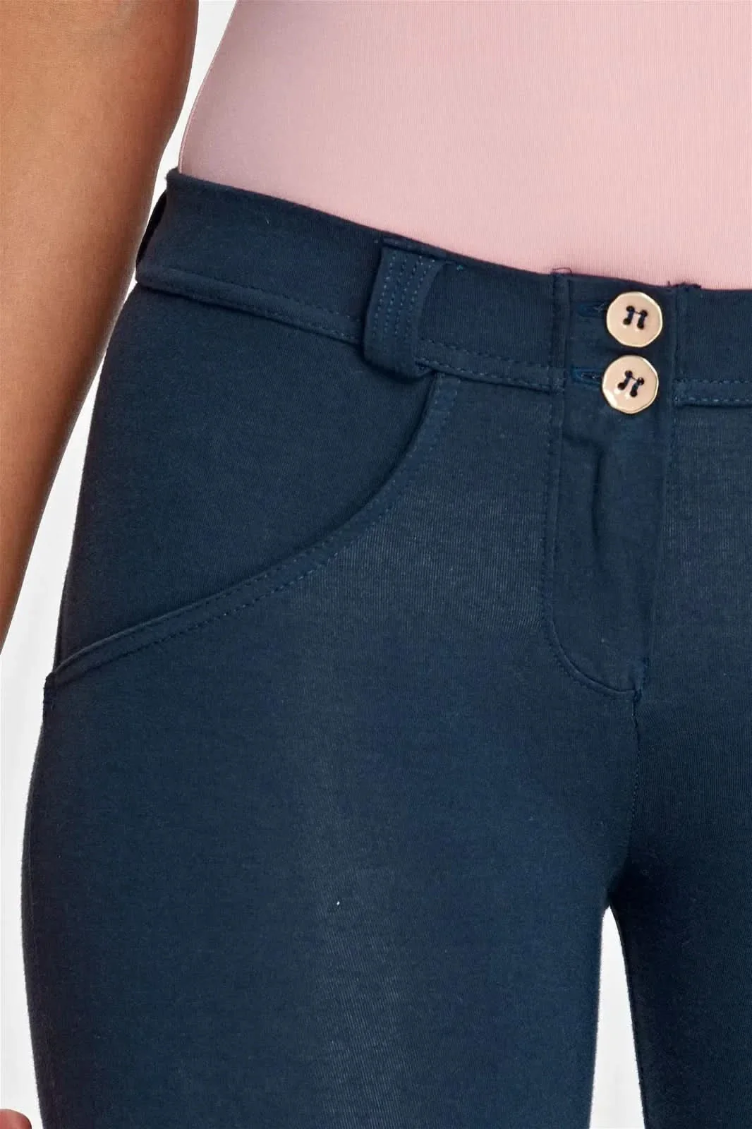 WRUP Fashion - Mid Rise - Full Length - Navy Blue - Image 8